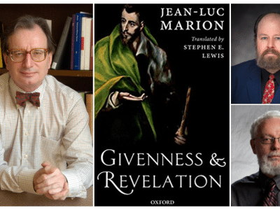 Regional Scholars gather for colloquim on "Givenness and Revelation" by Jean-Luc Marion