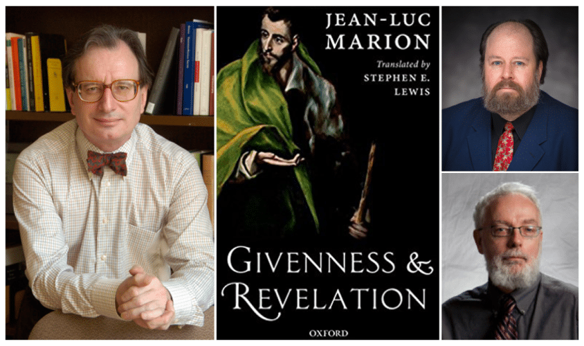 Regional Scholars gather for colloquim on "Givenness and Revelation" by Jean-Luc Marion