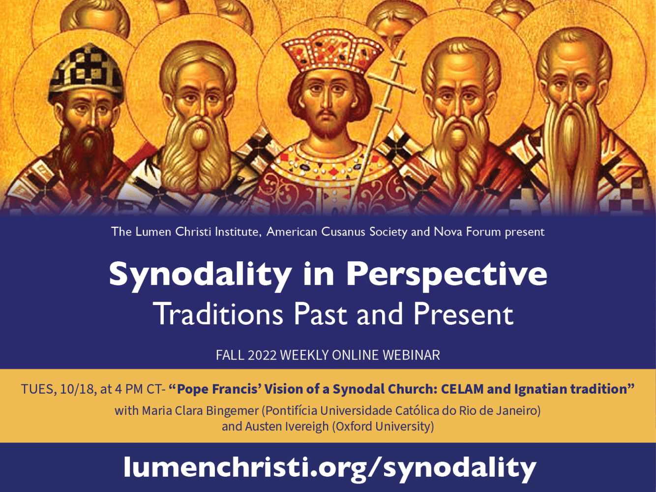 Synodality Series Session 5 | Pope Francis' Vision of a Synodal Church: CELAM and Ignatian Tradition