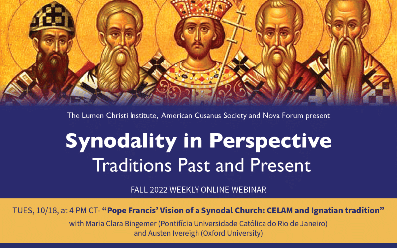 Synodality Series Session 5 | Pope Francis' Vision of a Synodal Church: CELAM and Ignatian Tradition