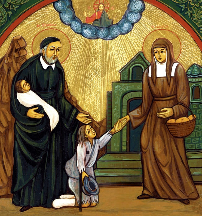 Partners in Charity: St. Louise de Marillac and St. Vincent de Paul