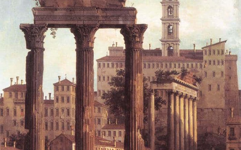 Rome-_Ruins_of_the_Forum,_Looking_towards_the_Capitol