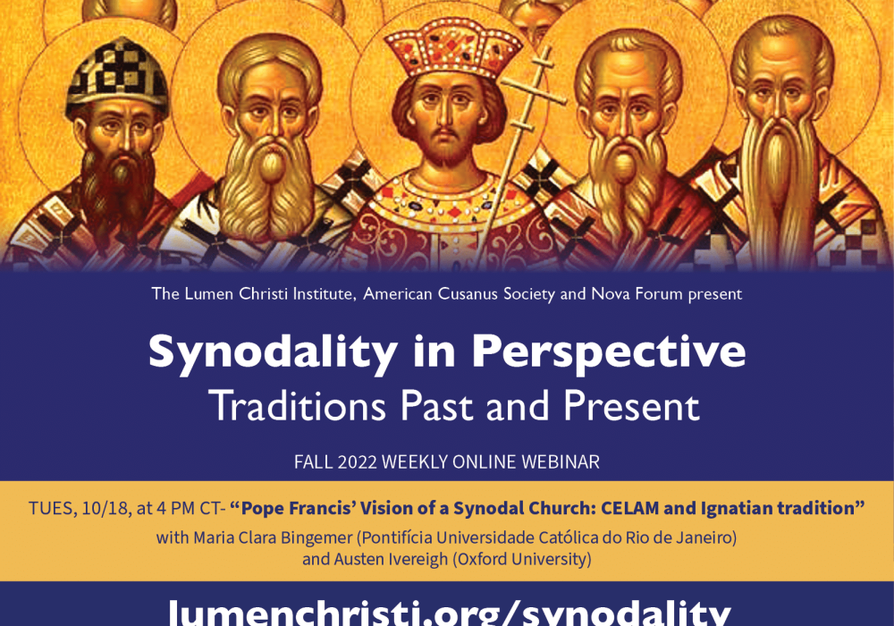 Synodality Series Session 5 | Pope Francis' Vision of a Synodal Church: CELAM and Ignatian Tradition