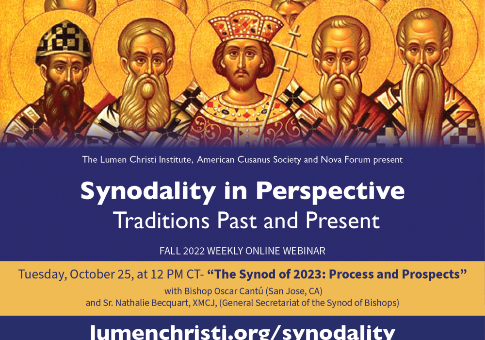 Synodality Series Session 6 | The Synod of 2023: Process and Prospects