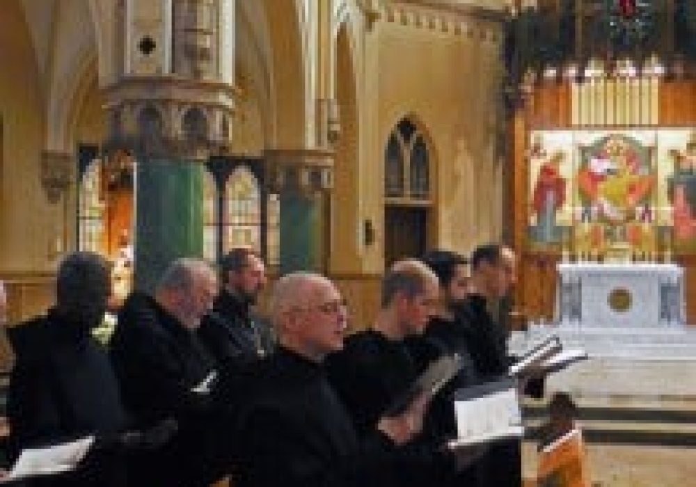 Dinner and Prayer at the Monastery of the Holy Cross